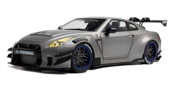 SOL1805815 - NISSAN GT-R W/Liberty Walk Body Kit 2.0 2023 Argent - 1