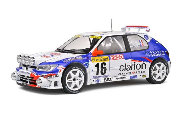 SOL1808303 - PEUGEOT 306 MAXI night version blanche rally Montecarlo 1998 - 1