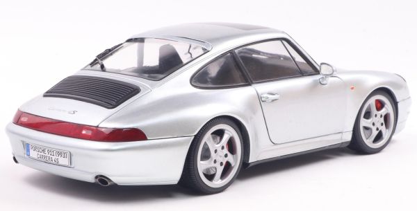 Miniature PORSCHE 911 4S 1996 Gris Polaire SOLIDO SOL1810103