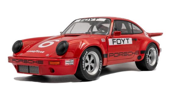 SOL1810704 - PORSCHE 911 #6 rouge Iroc Daytona 1974 A.J.FOYT - 1