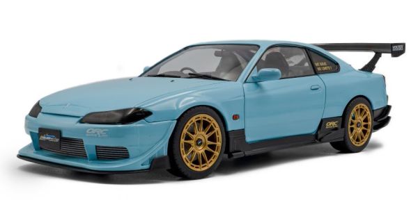 SOL1812204 - NISSAN Silvia SPEC-R Aero Solido Works 1999 Bleu Clair - 1