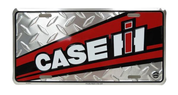 SIGN-1815 - Plaque métallique CASE IH Argent – 30 x 15 cm - 1