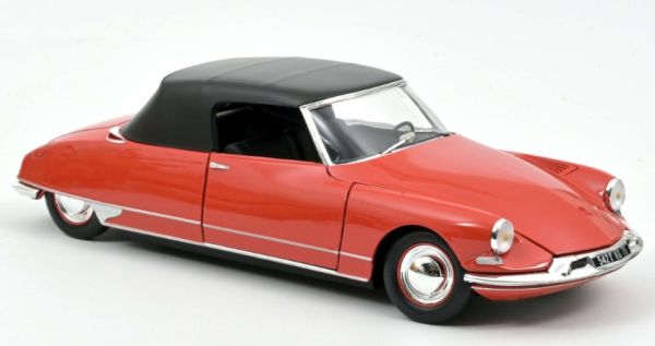 NOREV181599 - CITROEN DS 19 Cabriolet 1961 rouge corail - 1