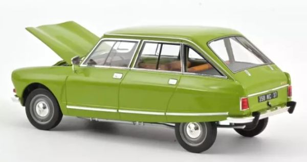 Coche miniatura Citroen Ami 6 1/43 Norev la chaux avec blancoem toit 1967 - Coch Coche miniatura Citroen Ami 6 1/43 Norev la chaux avec blancoem toit 1967 - Coch