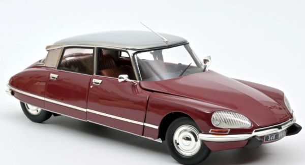 NOREV181720 - CITROEN DS 23 Pallas 1972 Rouge grenade et gris métallisé - 1