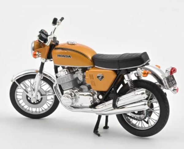 Miniature HONDA CB750 1969 Orange métallique NOREV NOREV182025