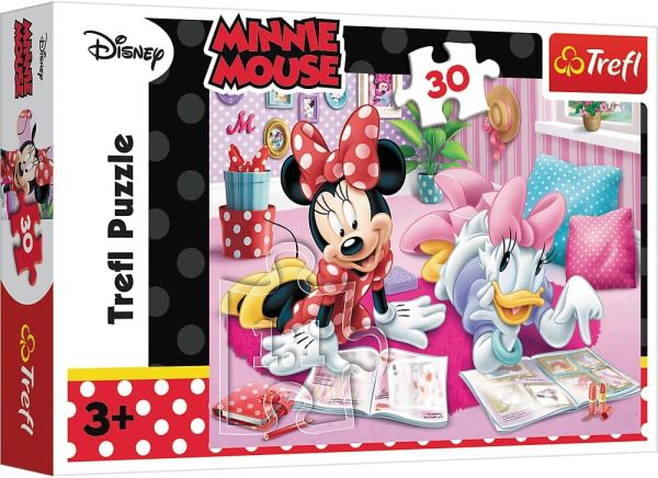 TRF18217 - Puzzle 30 Pièces DISNEY – Minnie et Daisy - 1