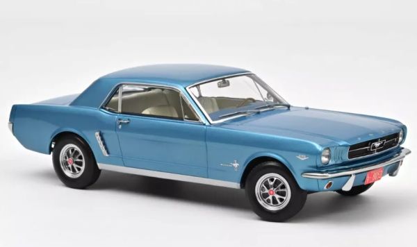 NOREV182800 - FORD Mustang coupé 1965 Turquoise métallique - 1
