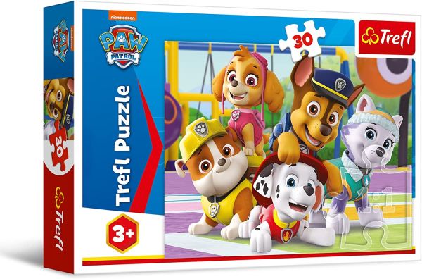 TRF18286 - Puzzle 30 Pièces PAT PATROUILLE – Toujours à l'heure - 1