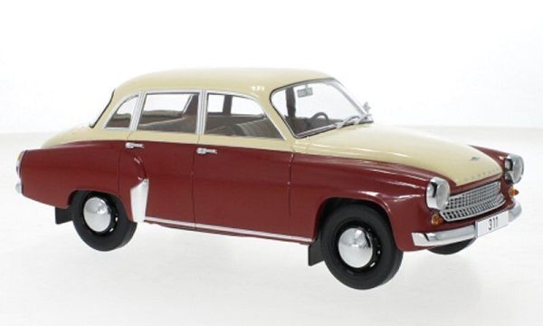 MOD18299 - WARTBURG  311 1959 Bordeaux et beige - 1