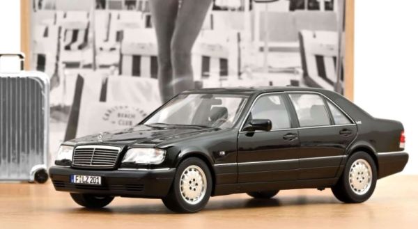 NOREV183045 - MERCEDES-BENZ S600 1997 Noir Obsidian metallique - 1