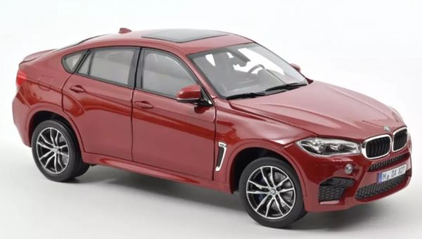 NOREV183242 - BMW X6 M 2015 rouge métallique - 1