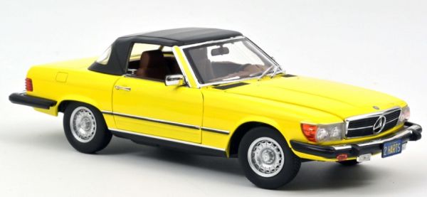 NOREV183727 - MERCEDES 450 SL US-Version 1979 Jaune - 1