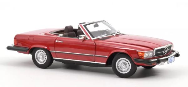 NOREV183729 - MERCEDES-BENZ 450 SL version US 1979 Rouge - 1