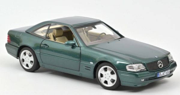 NOREV183753 - MERCEDES SL 500 1999 Verte métallique - 1