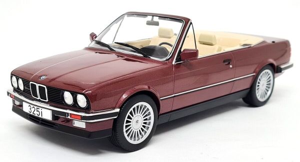 MOD18380 - BMW  325i E30 Cabriolet  1985 Rouge foncé métallique - 1