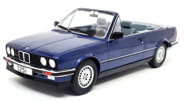 MOD18381 - BMW  325i E30 Cabriolet 1985 Bleu métallique - 1