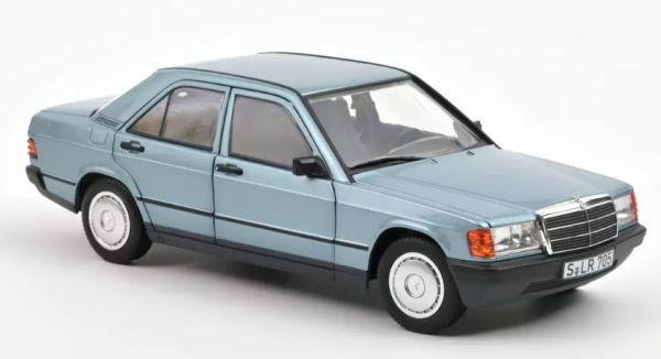 NOREV183828 - MERCEDES 190 E 1984 Bleu métallique - 1