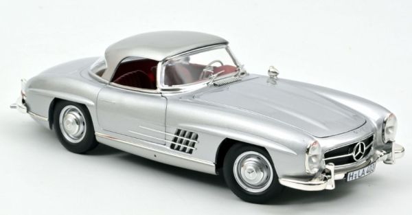 NOREV183890 - MERCEDES 300 SL Roadster 1957 Argent - 1