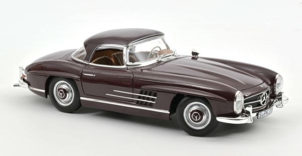 NOREV183891 - MERCEDES-BENZ 300 SL Roadster 1957 Bordeaux - 1