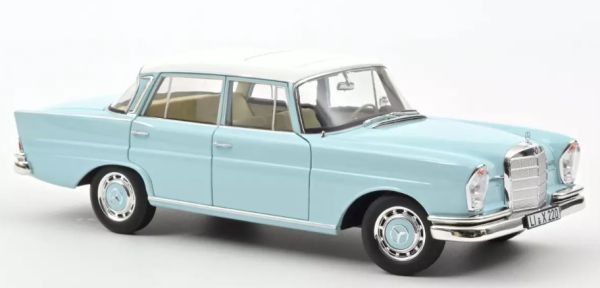 NOREV183920 - MERCEDES 220 S 1965 Bleu Clair - 1