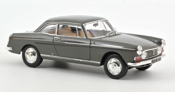 NOREV184834 - PEUGEOT 404 Coupé 1967 gris graphite - 1