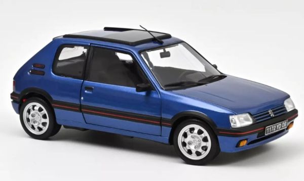 NOREV184844 - Peugeot 205 GTi 1.9 avec toit ouvrant 1992 Bleu Miami - 1