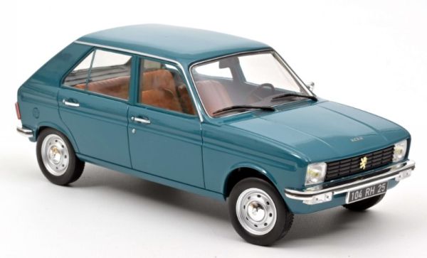 NOREV184900 - PEUGEOT 104 GL 1977 Bleu régence - 1