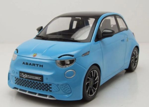 MOD18499 - FIAT 500e Abarth 2024 Bleu clair - 1