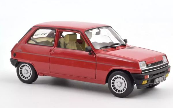 NOREV185243 - RENAULT 5 Alpine Turbo 1982 rouge - 1