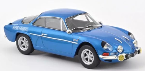 NOREV185307 - ALPINE A110 1600S 1972 Bleu avec déco latérale - 1