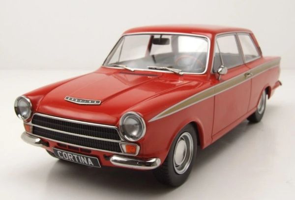 MOD18532 - FORD Lotus Cortina Mk.1 1966 Rouge et Doré - 1