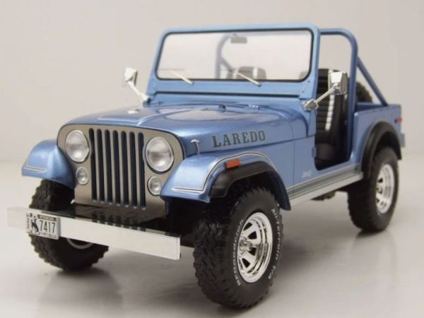 MOD18553 - JEEP CJ-7 Laredo 1980 Bleu métallique - 1