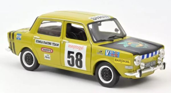 NOREV185699 - SIMCA 1000 Rallye 2 SRT #58 1973 Vert Acide - 1