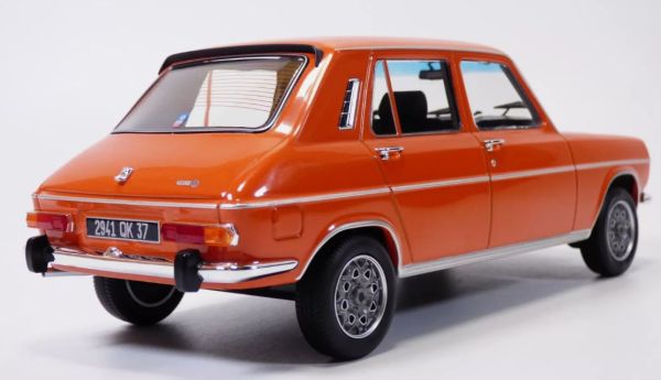 Norev Simca 1000 LS Jaune Maya 1974 – Miniature Voiture De Collection 1/18 Métal