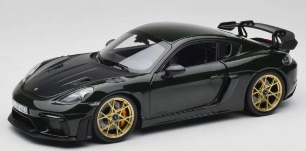 NOREV187250 - PORSCHE Cayman GT4 RS Pack Weissach 2023 Vert brewster - 1