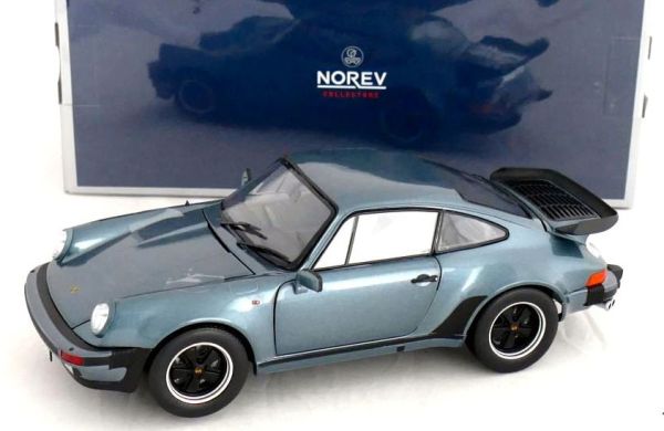 NOREV187667 - PORSCHE 911 Turbo 3.3 bleu métallique - 1