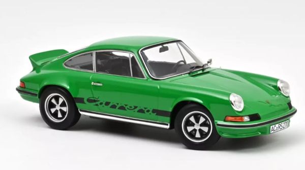 NOREV187680 - PORSCHE 911 RS 1973 Vert avec Déco noire - 1