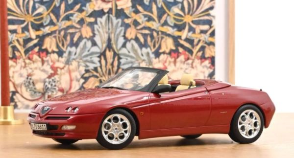 NOREV187854 - ALFA ROMEO Spider 1999 Rouge Proteo métallique - 1
