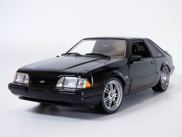 GMP-18960 - FORD Mustang 5.0 LX 1990 Noir DETROIT SPEED - 1