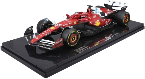 BUR16822L - Coffret Cristal - FERRARI SF-25 #16 GP d Australie C.LECLERC - Edition Deluxe - 1