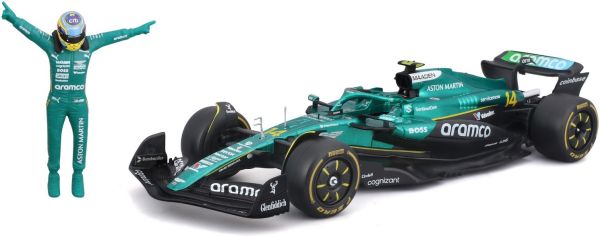 BUR28071A - Coffret - ASTON MARTIN AMR25 #14 avec pilote Fernando ALONSO - 1