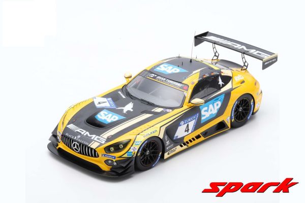 SPA18SG028 - MERCEDES-AMG GT3 N°4 Mercedes-AMG Team Black Falcon 2ème 24H Nürburgring 2018 M. Engel/A. Christodoulou/M. Metzger/D. Müller 300 pièces - 1