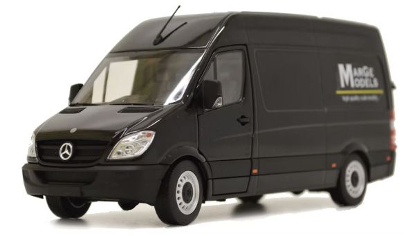 MAR1905-02-01 - MERCEDES BENZ Sprinter noir - Edition MarGe Models - 1