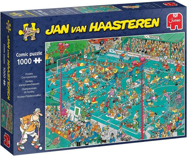 JMB19094 - Puzzle comique 1000 pièces JAN van HAASTEREN Championnat de Hockey - 1