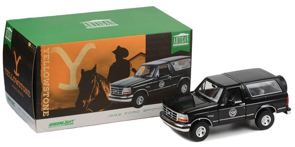 1/18 Ford USA Bronco 4 x 4 Hard Top Closed 1992 Blue by LS-Collectibles LS055B