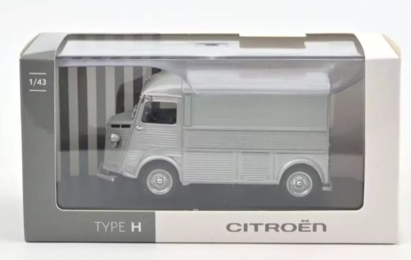 Modèle Réduit Citroën Type H 1962 Gris - Échelle 1/24 - Collection Hachette - Neuf