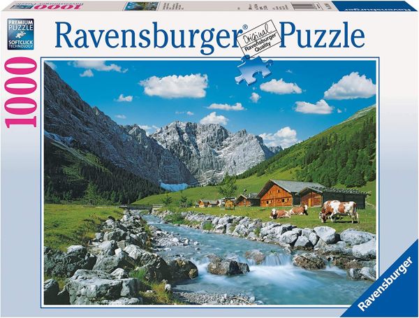 RAV192168 - Puzzle 1000 Pièces Les montagnes du Karwendel en Autriche - 1