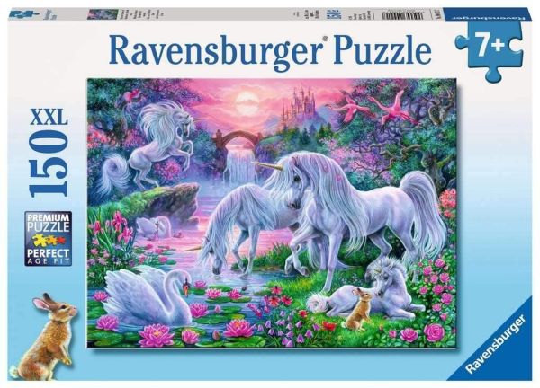 RAV100217 - Puzzle 150 Pièces Licornes au crépuscule - 1