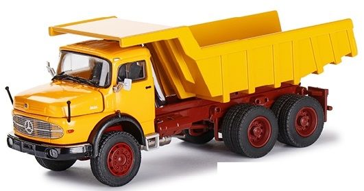 CON1052/07 - MERCEDES BENZ Lak 2624 6x4 benne jaune - 1